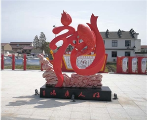 蕪湖不銹鋼景觀雕塑簡述藝術(shù)品為何會上銹？